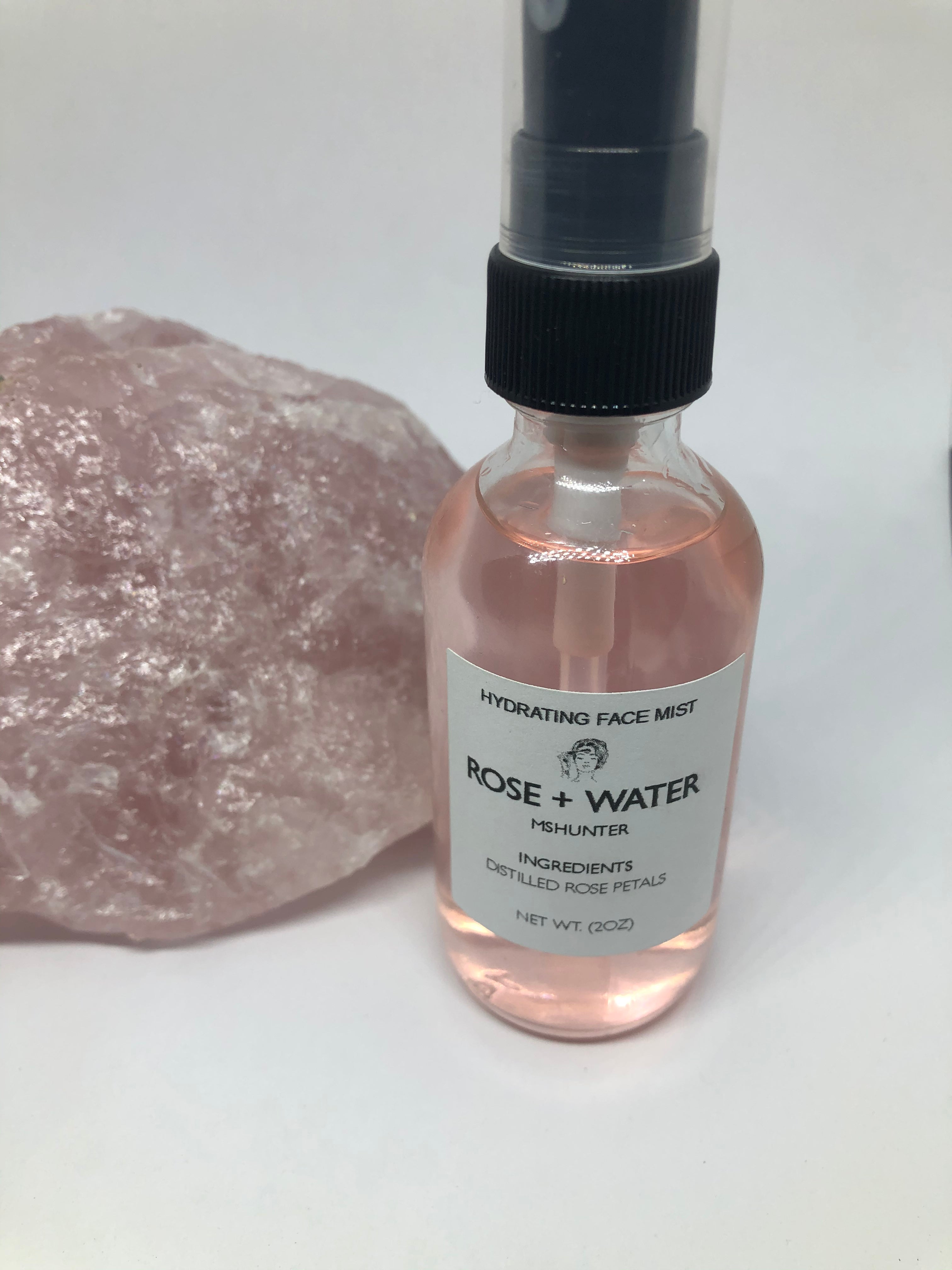 Crystal Infused Rose Water Hydrating Facial Mist