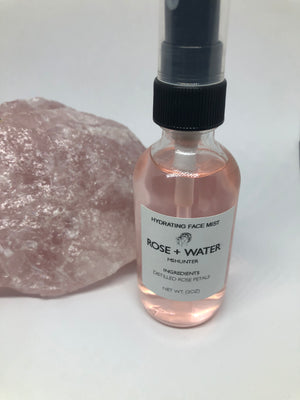 Crystal Infused Rose Water Hydrating Facial Mist