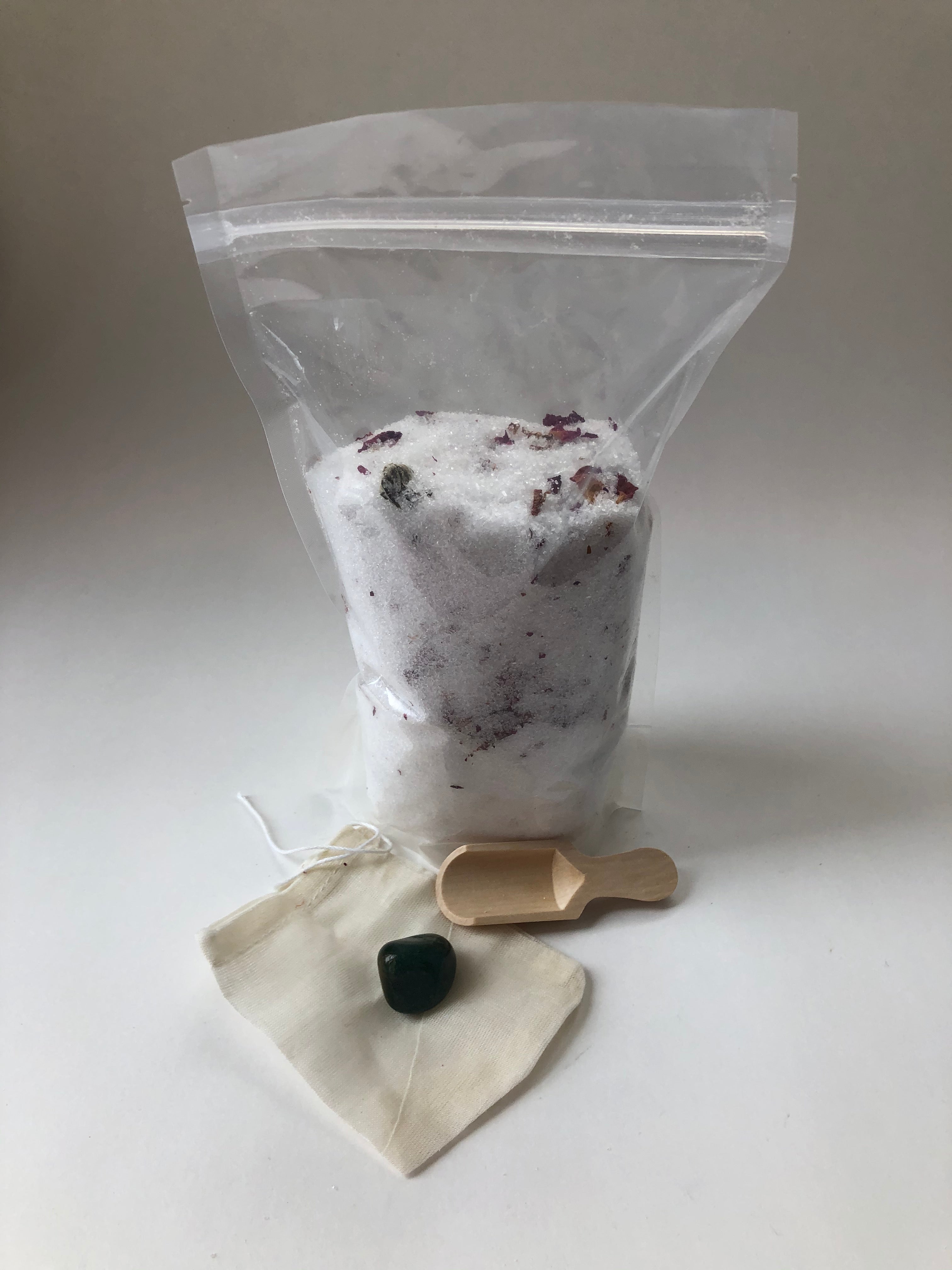 Coconut milk and rose bath tea