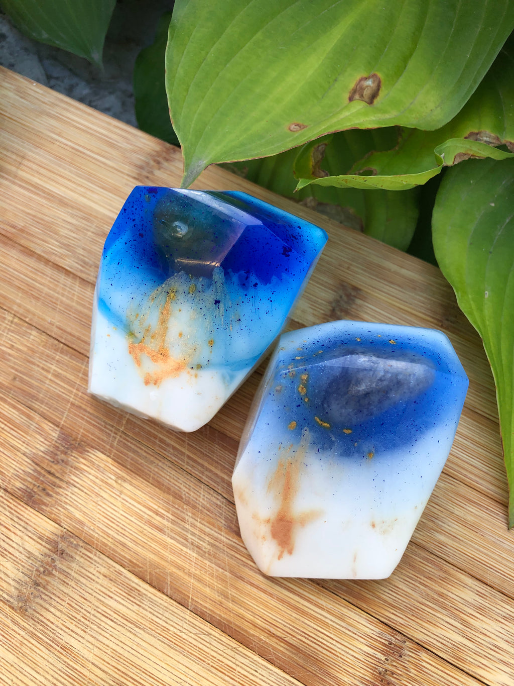 Blue Crystal Soap Bar