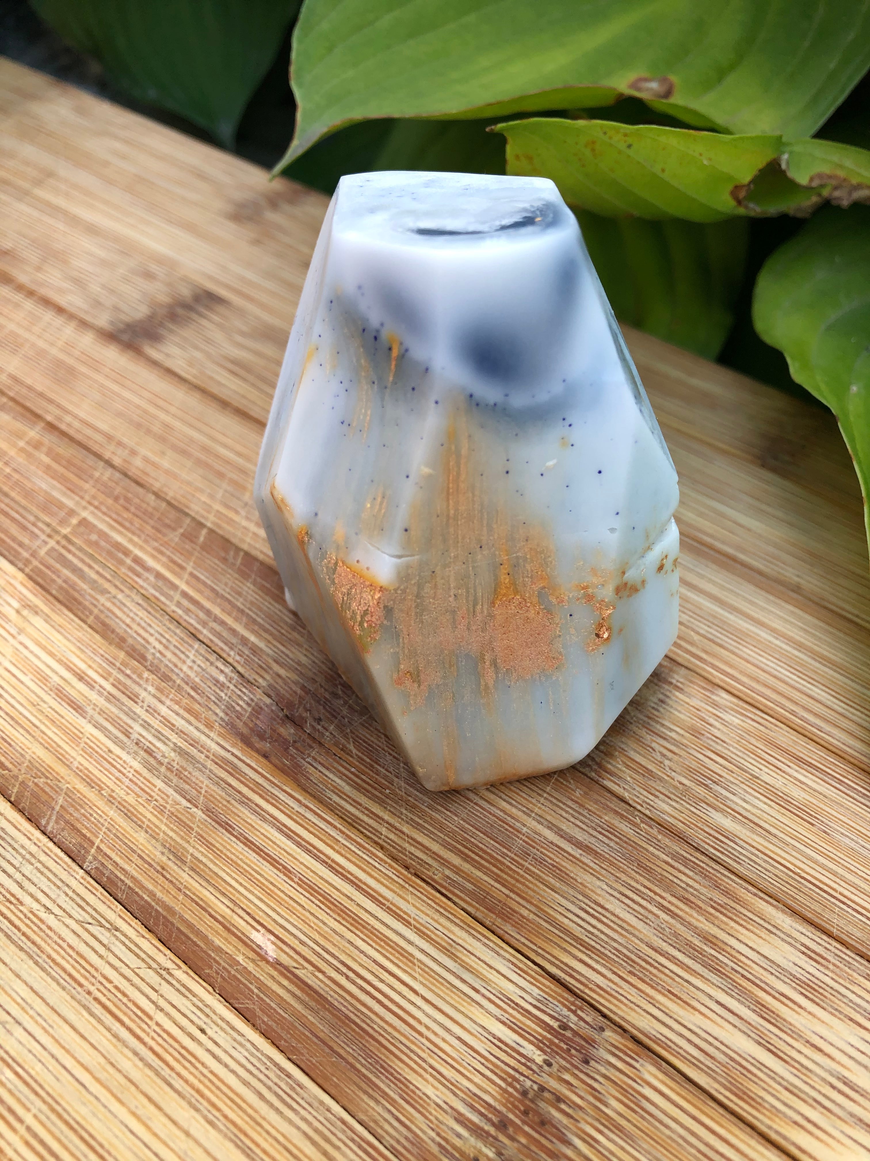 Blue Crystal Soap Bar