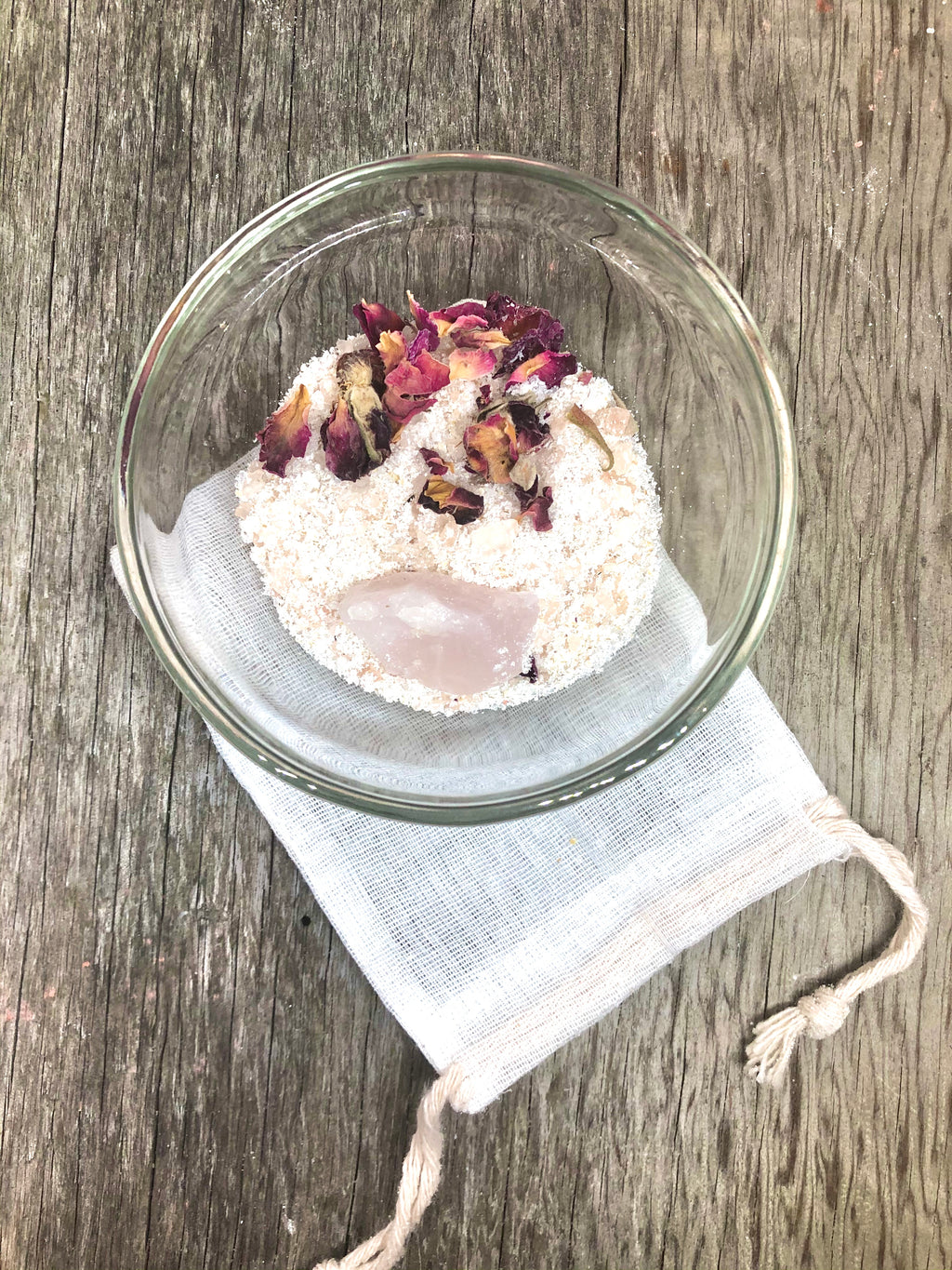 Coconut milk and rose bath tea